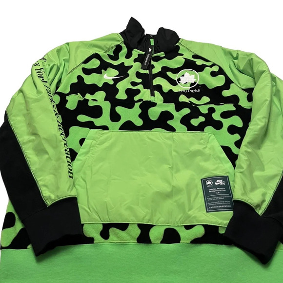 Nike NYC Parks Fleece Quarter-zip Jacket - Picture 1 of 2